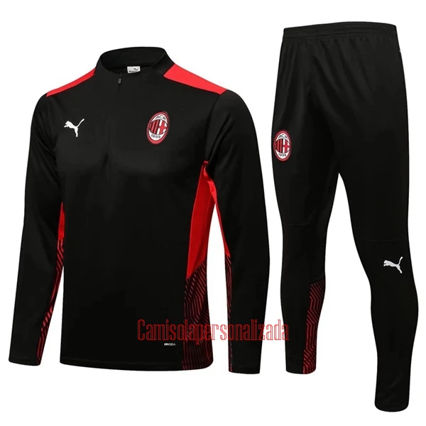 AC Milan Casaco de Treino Conjunto 22/23 Preto