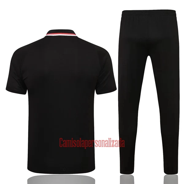 AC Milan Polo de Treino 22/23 Preto-Vermelho