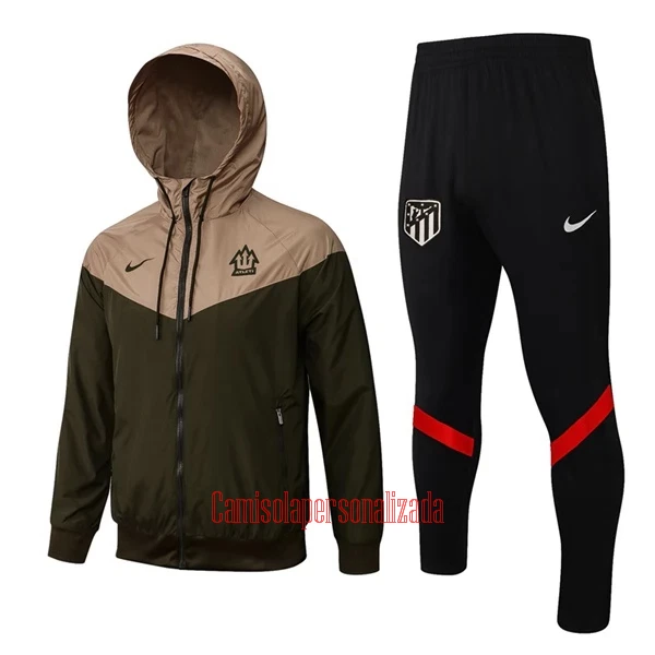 Atlético Madrid Jaqueta de treino Fato Windrunner 22/23 Verde