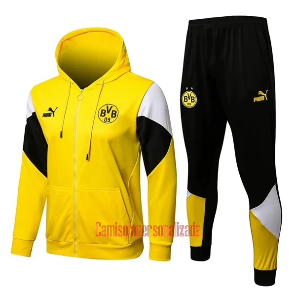 BVB Borussia Dortmund Casaco Capuz Treino 22/23 Amarelo