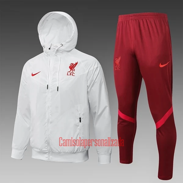 Liverpool Jaqueta de treino Fato Windrunner 22/23 Branco