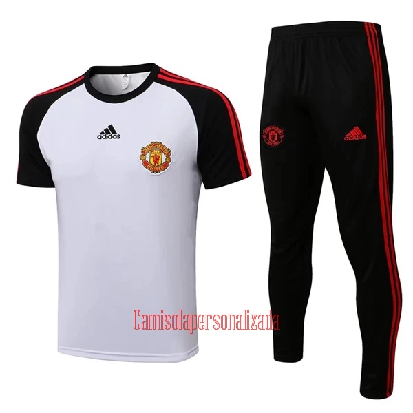 Manchester United Camisolas de Treino 22/23 Branco Preto