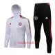 Manchester United Casaco Capuz Treino 22/23 Branco-Vermelho