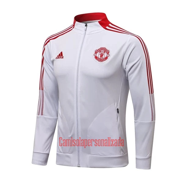 Manchester United Casaco de Treino Conjunto 22/23 Branco