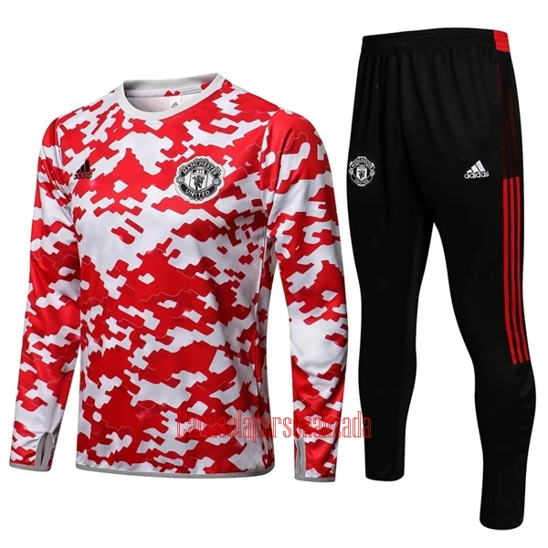 Manchester United Casaco de Treino Conjunto 22/23 Branco