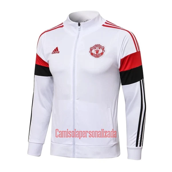 Manchester United Casaco de Treino Conjunto 22/23 Branco-Vermelho