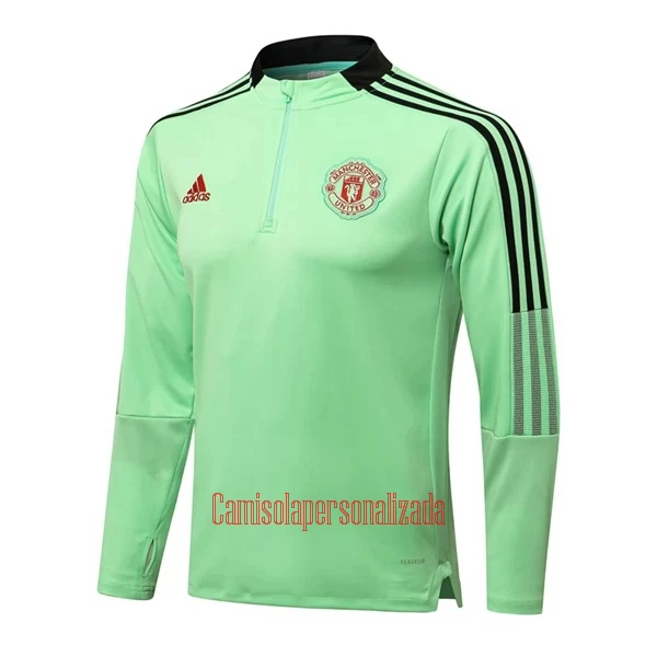 Manchester United Casaco de Treino Conjunto 22/23 Verde