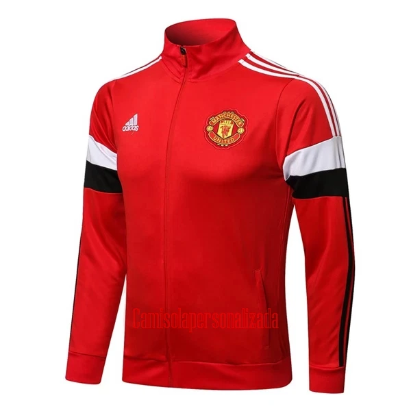 Manchester United Casaco de Treino Conjunto 22/23 Vermelho Branco