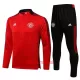 Manchester United Casaco de Treino Conjunto 22/23 Vermelho Preto