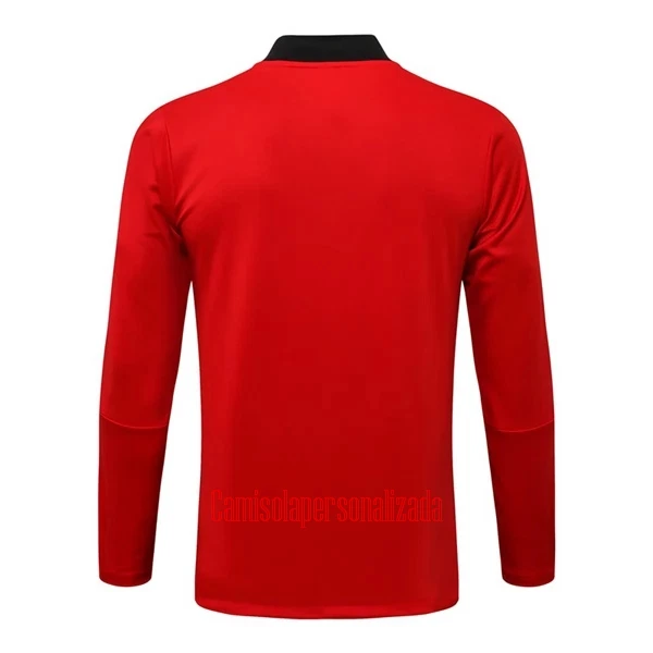 Manchester United Casaco de Treino Conjunto 22/23 Vermelho Preto