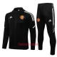 Manchester United Casaco de Treino Conjunto Criança 22/23 Preto E Branco