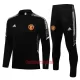 Manchester United Casaco de Treino Conjunto Criança 22/23 Preto E Branco