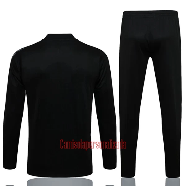 Manchester United Casaco de Treino Conjunto Criança 22/23 Preto E Branco