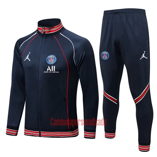 Paris Saint-Germain Casaco de Treino Conjunto 22/23 Azul Vermelho