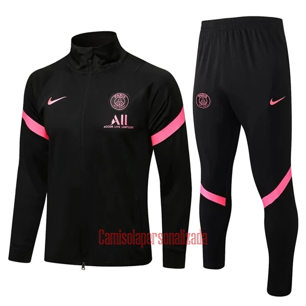 Paris Saint-Germain Casaco de Treino Conjunto 22/23 Preto-Rosa