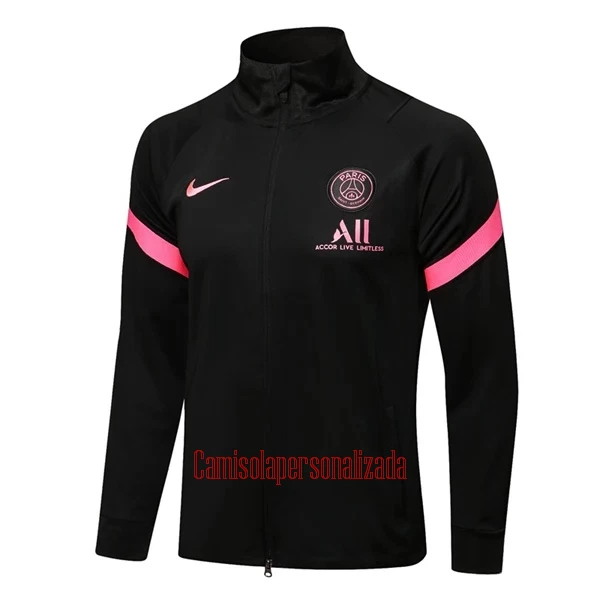 Paris Saint-Germain Casaco de Treino Conjunto 22/23 Preto-Rosa