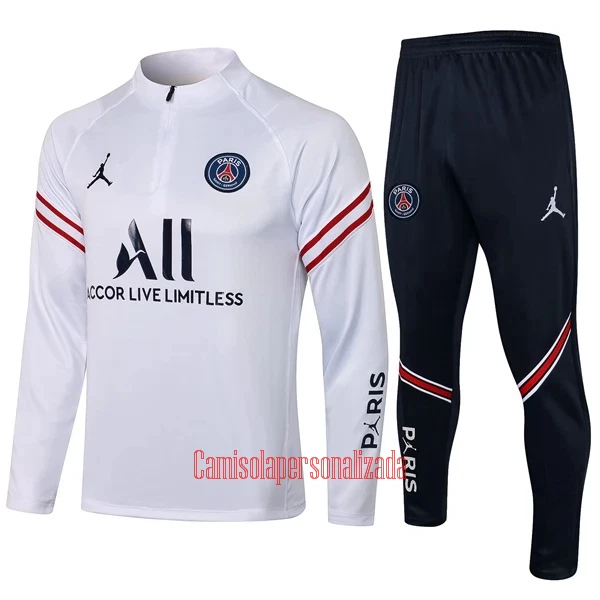 Paris Saint-Germain Casaco de Treino Conjunto Criança 22/23 Branco