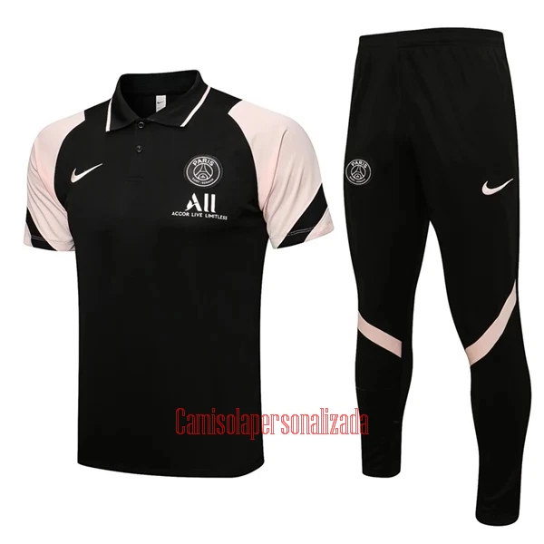 Paris Saint-Germain Polo de Treino 22/23 Preto-Rosa