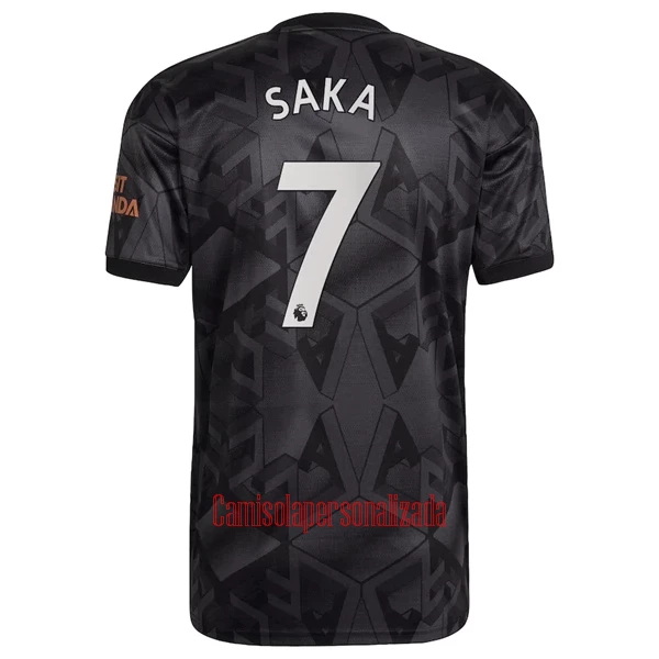 Camisolas Arsenal Bukayo Saka 7 Equipamento Alternativo 22/23