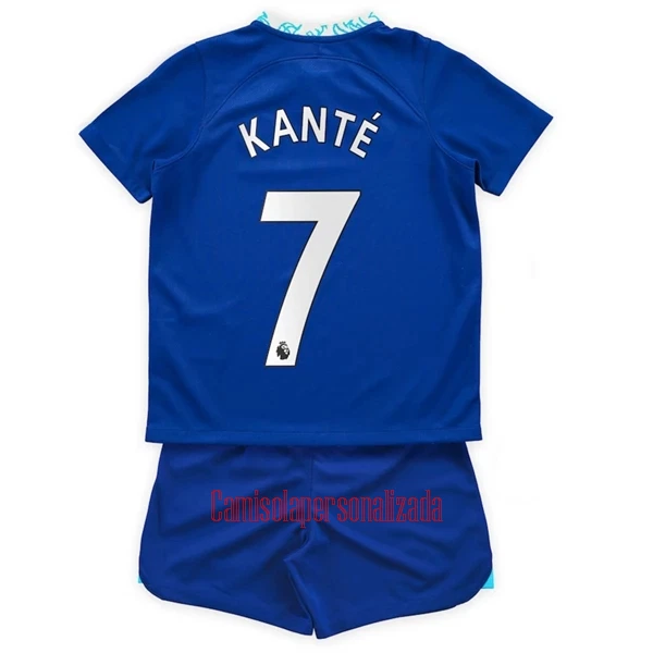 Camisolas Chelsea N-Golo Kanté 7 Criança Equipamento Principal 22/23