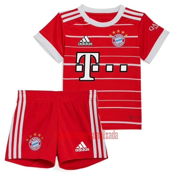 Camisolas FC Bayern de Munique Criança Equipamento Principal 22/23