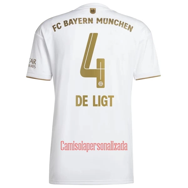 Camisolas FC Bayern de Munique Matthijs de Ligt 4 Equipamento Alternativo 22/23