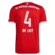 Camisolas FC Bayern de Munique Matthijs de Ligt 4 Equipamento Principal 22/23