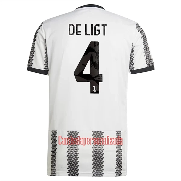 Camisolas Juventus Matthijs de Ligt 4 Equipamento Principal 22/23