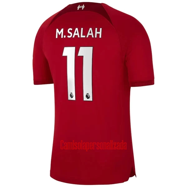 Camisolas Liverpool Mohamed Salah 11 Equipamento Principal 22/23