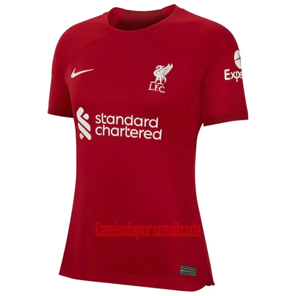 Camisolas Liverpool Mulher Equipamento Principal 22/23