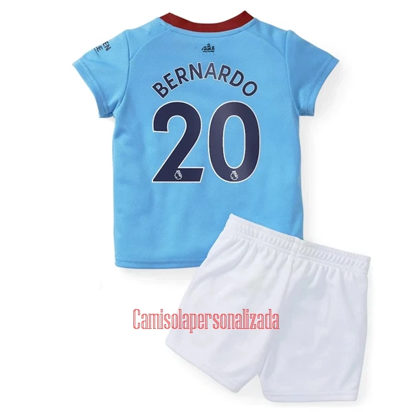 Camisolas Manchester City Bernardo Silva 20 Criança Equipamento Principal 22/23