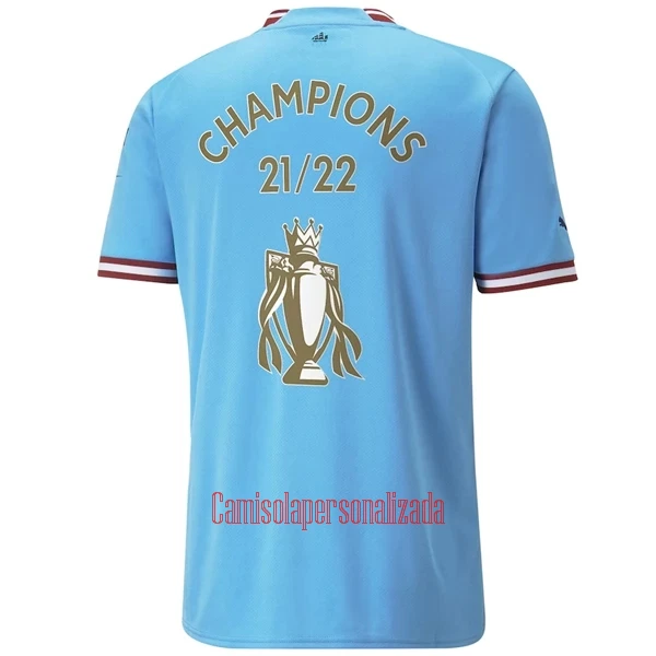 Camisolas Manchester City Champions 22 Equipamento Principal 22/23