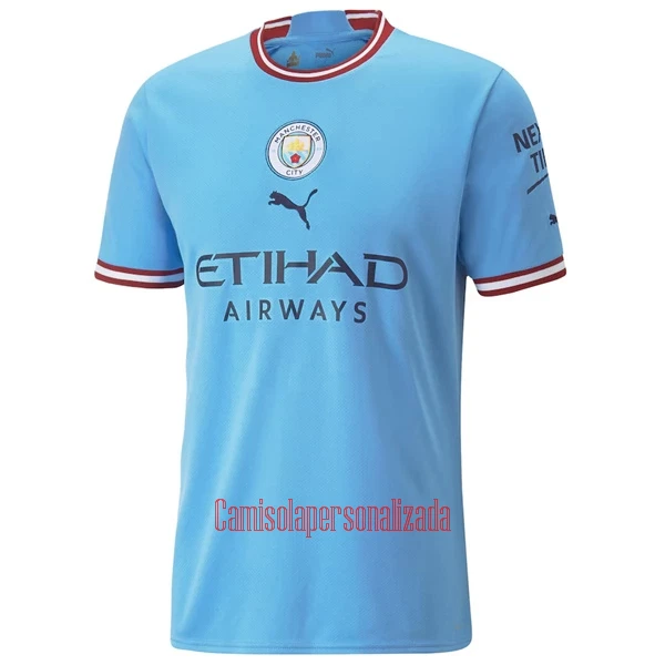 Camisolas Manchester City Champions 22 Equipamento Principal 22/23