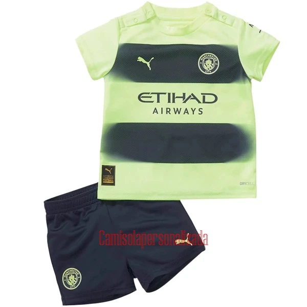 Camisolas Manchester City Criança Equipamento Terceiro 22/23