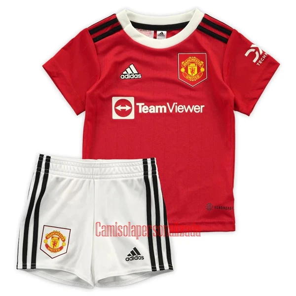 Camisolas Manchester United Criança Equipamento Principal 22/23