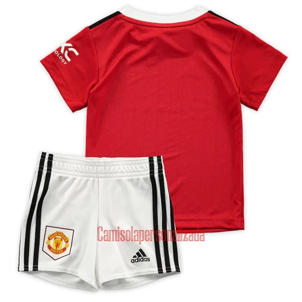 Camisolas Manchester United Criança Equipamento Principal 22/23