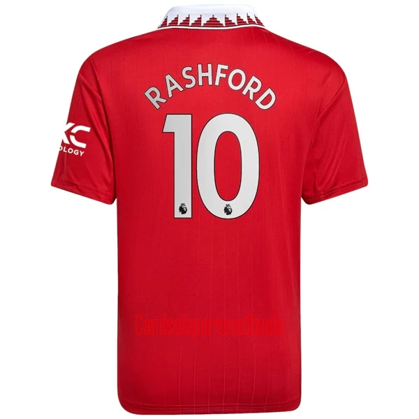 Camisolas Manchester United Marcus Rashford 10 Equipamento Principal 22/23