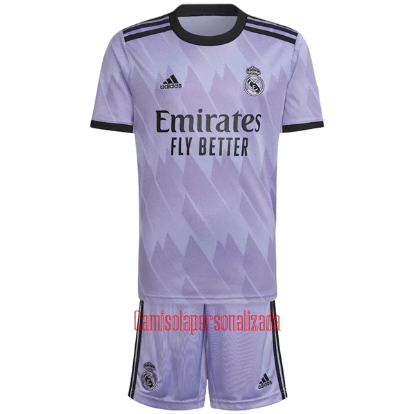 Camisolas Real Madrid Criança Equipamento Alternativo 22/23