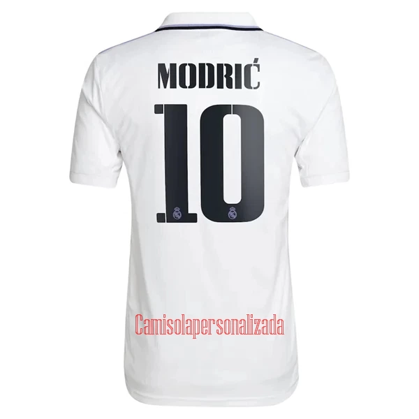 Camisolas Real Madrid Luka Modric 10 Equipamento Principal 22/23