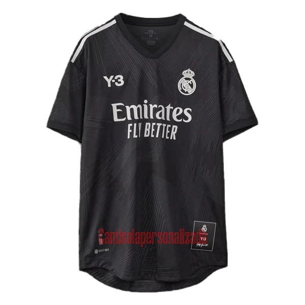 Camisolas Real Madrid Y-3 Equipamento Principal 120º Aniversário 22/23 Preto