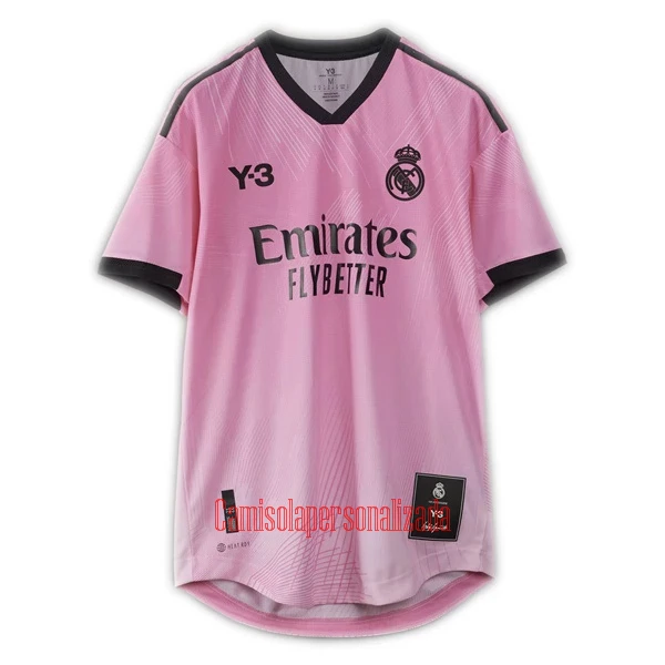 Camisolas Real Madrid Y-3 Equipamento Principal 120º Aniversário 22/23 Rosa