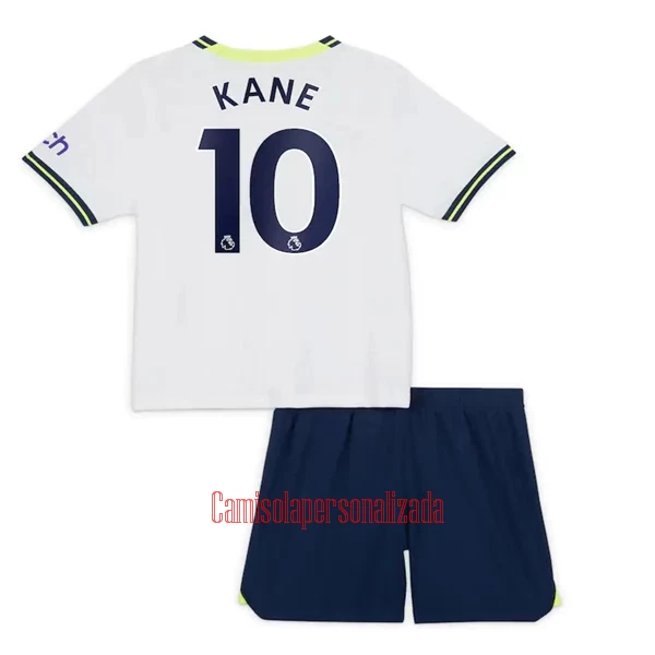 Camisolas Tottenham Hotspur Harry Kane 10 Criança Equipamento Principal 22/23