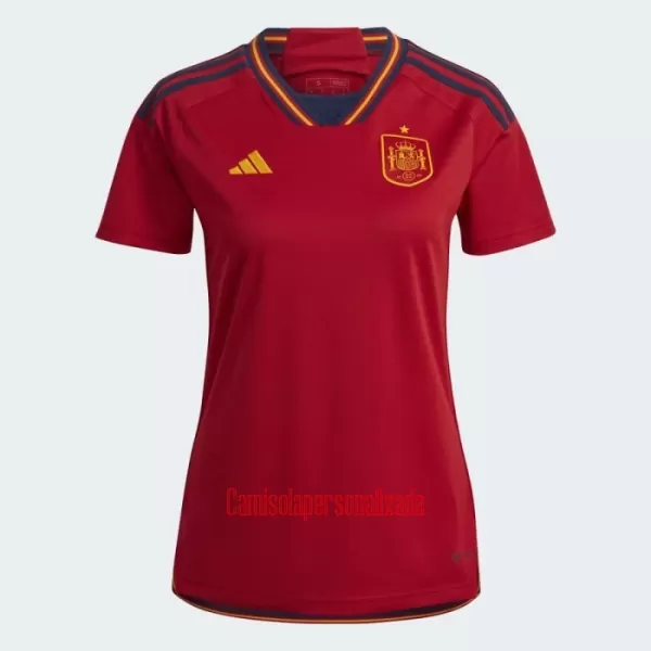 Camisolas Espanha Mulher Equipamento Principal Mundial 2022