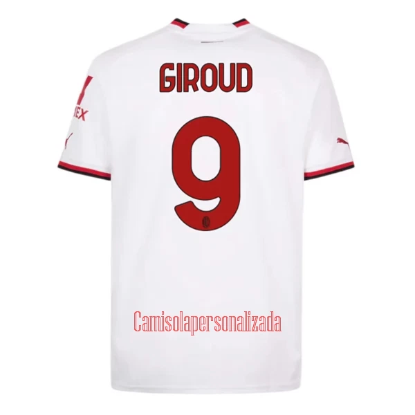 Camisolas AC Milan Olivier Giroud 9 Equipamento Alternativo 22/23