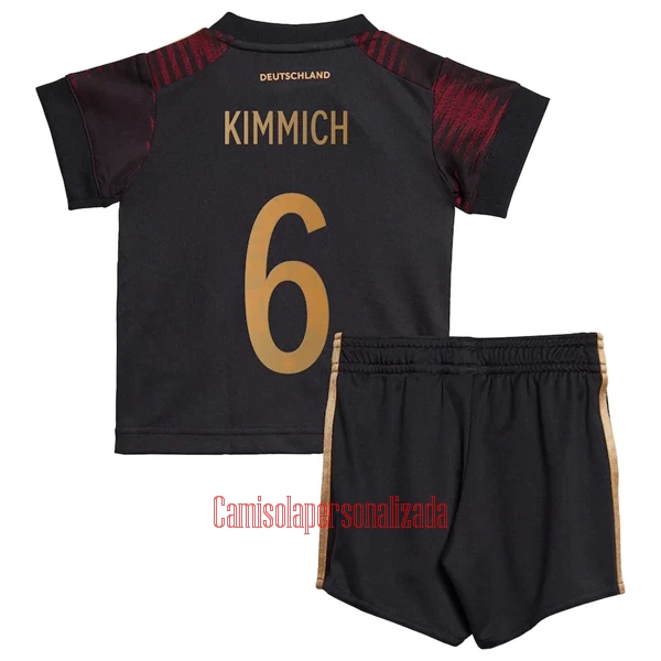 Camisolas Alemanha Joshua Kimmich 6 Criança Equipamento Alternativo Mundial 2022