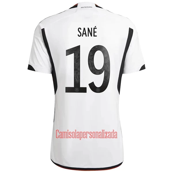 Camisolas Alemanha Leroy Sané 19 Equipamento Principal Mundial 2022