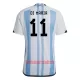 Camisolas Argentina Ángel Di María 11 Equipamento Principal Mundial 2022