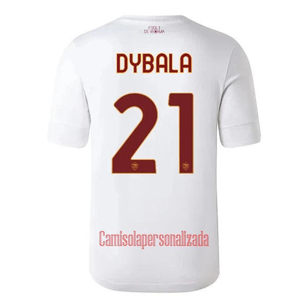 Camisolas AS Roma Paulo Dybala 21 Equipamento Alternativo 22/23