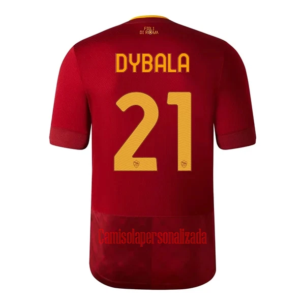 Camisolas AS Roma Paulo Dybala 21 Equipamento Principal 22/23