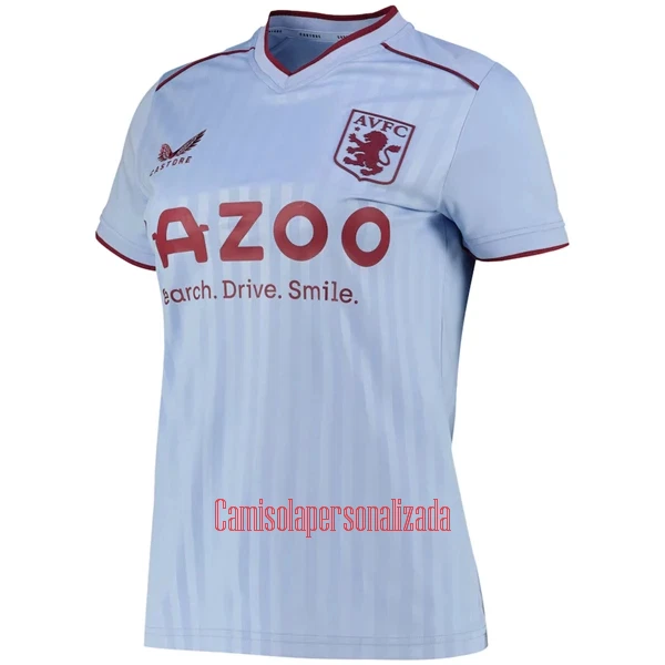 Camisolas Aston Villa Mulher Equipamento Alternativo 22/23